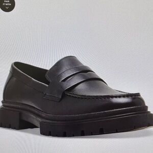 Steve Madden Akron leather penny loafers new